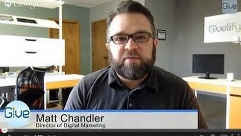 Givelify Mobile Giving App Dashboard Demonstration