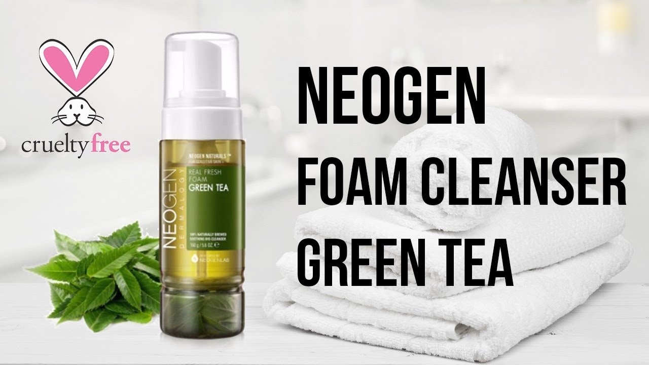  DERMALOGY by NEOGENLAB Real Fresh Foam Cleanser, Green Tea 5.6  Fl Oz (160g) - Soothing & Hydrating Gentle Cleansing Foam with Real Green  Tea, Clean Beauty - Korean Skin Care 