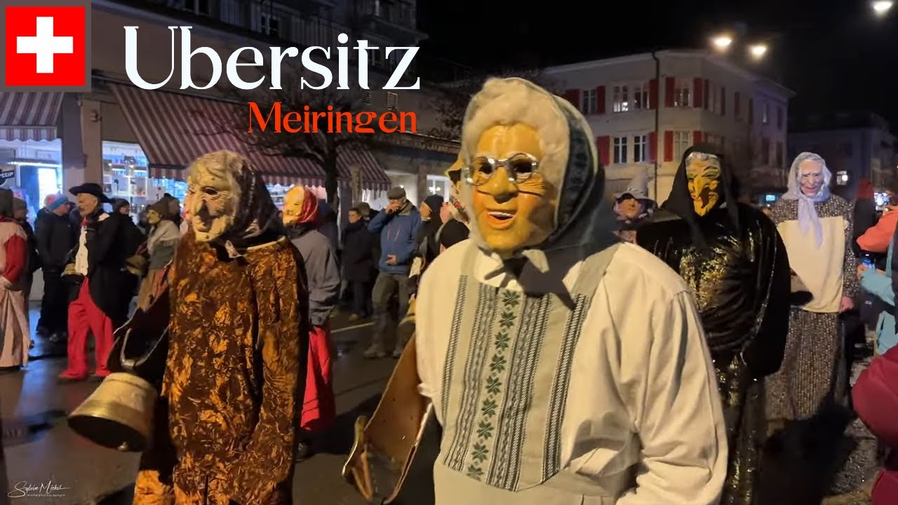 Swiss traditions - Ubersitz in Meiringen Switzerland