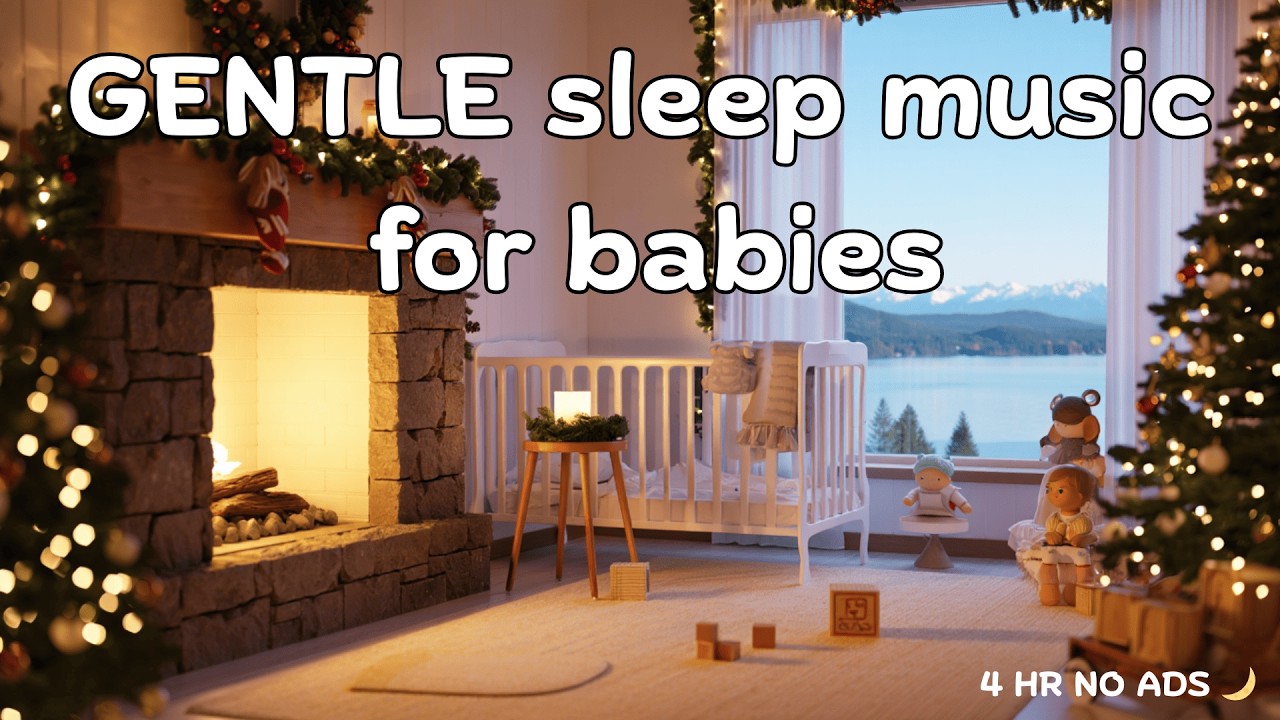 ☀️ 4 HOURS Nap Time Music 🎹 Mom's Gentle Piano Lullaby for Baby Deep Sleep No Ads