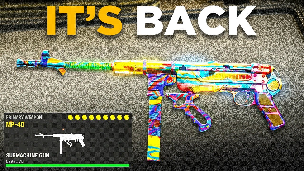 *NEW* MP40 is BROKEN on Rebirth Island - YouTube