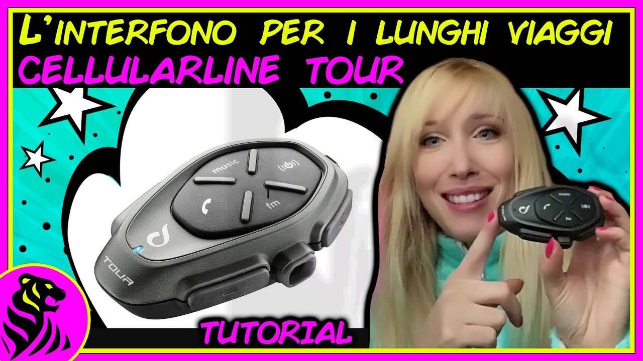 Interphone Cellularline Tour: come montare l'interfono sul casco - YouTube