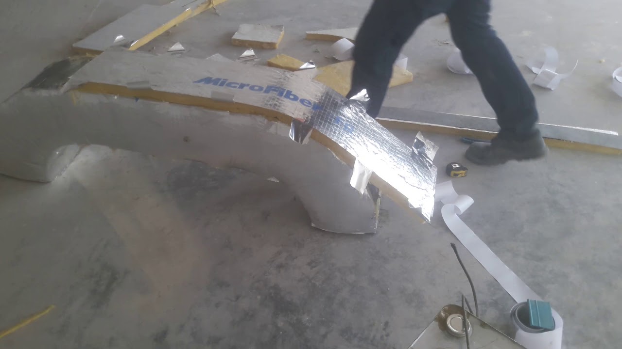 การหุ้มฉนวนท่อส่งลมเย็น