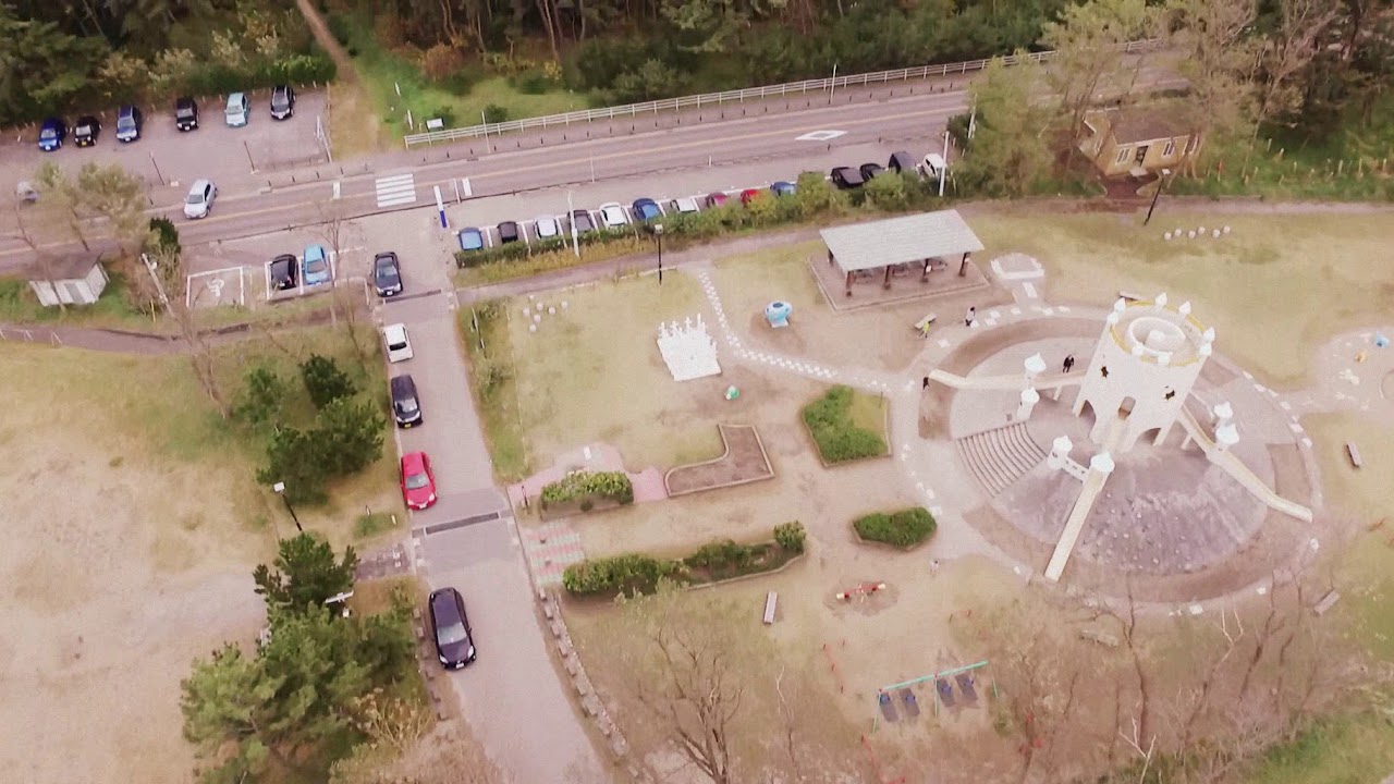 お城公園 新潟市 関屋 西海岸公園 空撮 Youtube