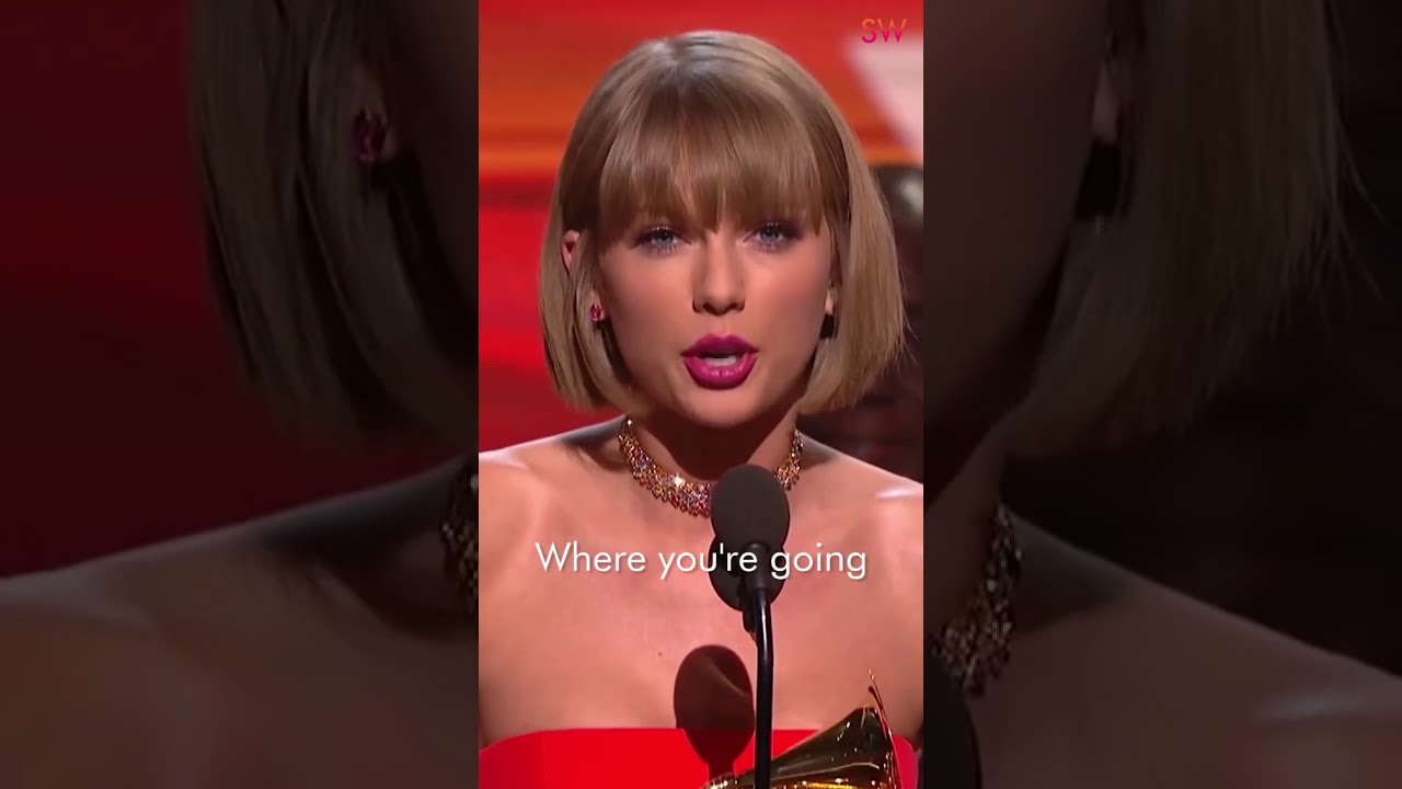 Taylor Swift's motivational speech - YouTube