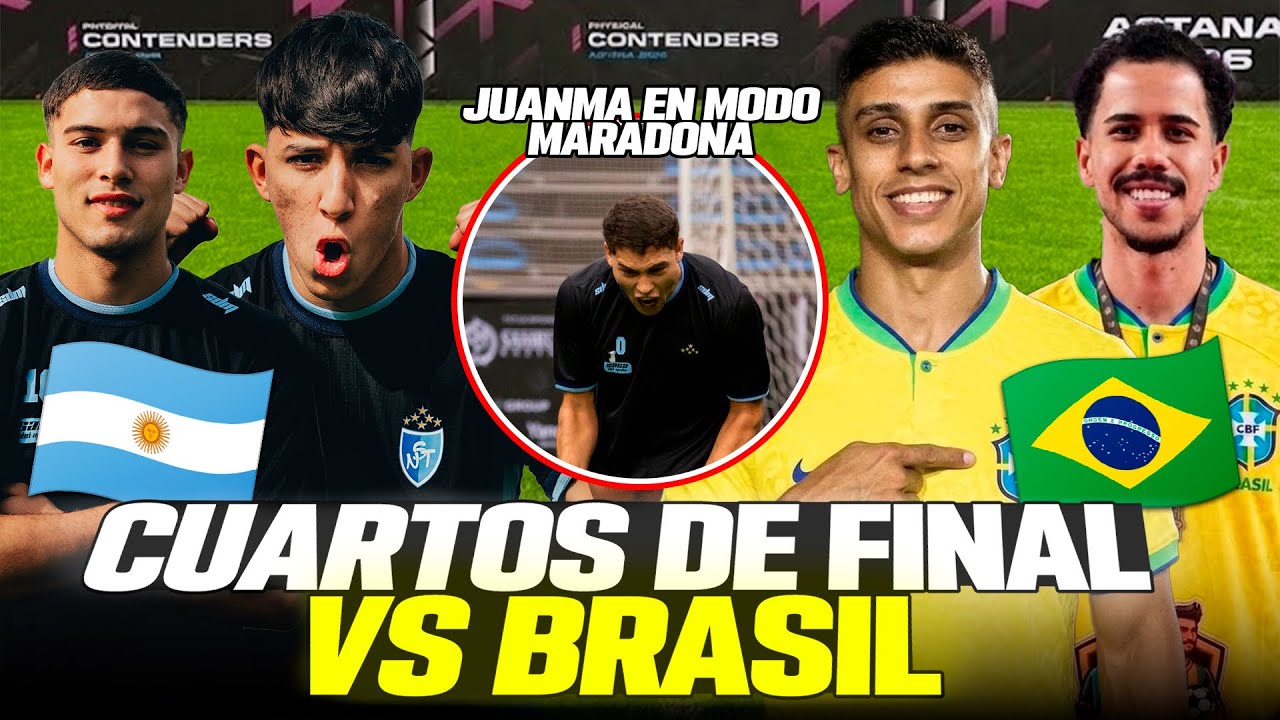 CLÁSICO AGÓNICO vs BRASIL🇧🇷 en 4tos | NSTEAM en Kazajistán🇰🇿