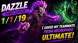 Dota 2 Gameplay - Necro Ulti Not Today. 💜 | Dazzle Support 1/1/19 7.41E | [Turbo Mode]