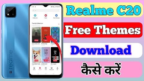 Realme C20 Free Themes Download कैसे करें || How To Use Free Themes Download In Realme C20