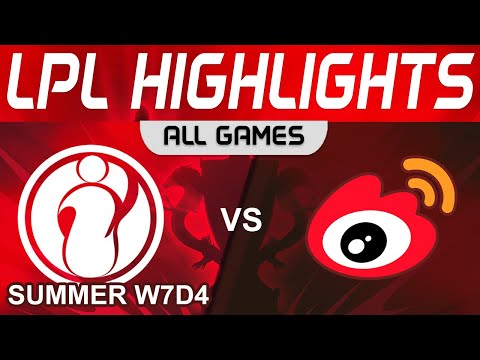 IG vs WBG Highlights ALL GAMES LPL Summer Season 2023 W7D4 Invictus Gaming vs Weibo Gaming by Onivia