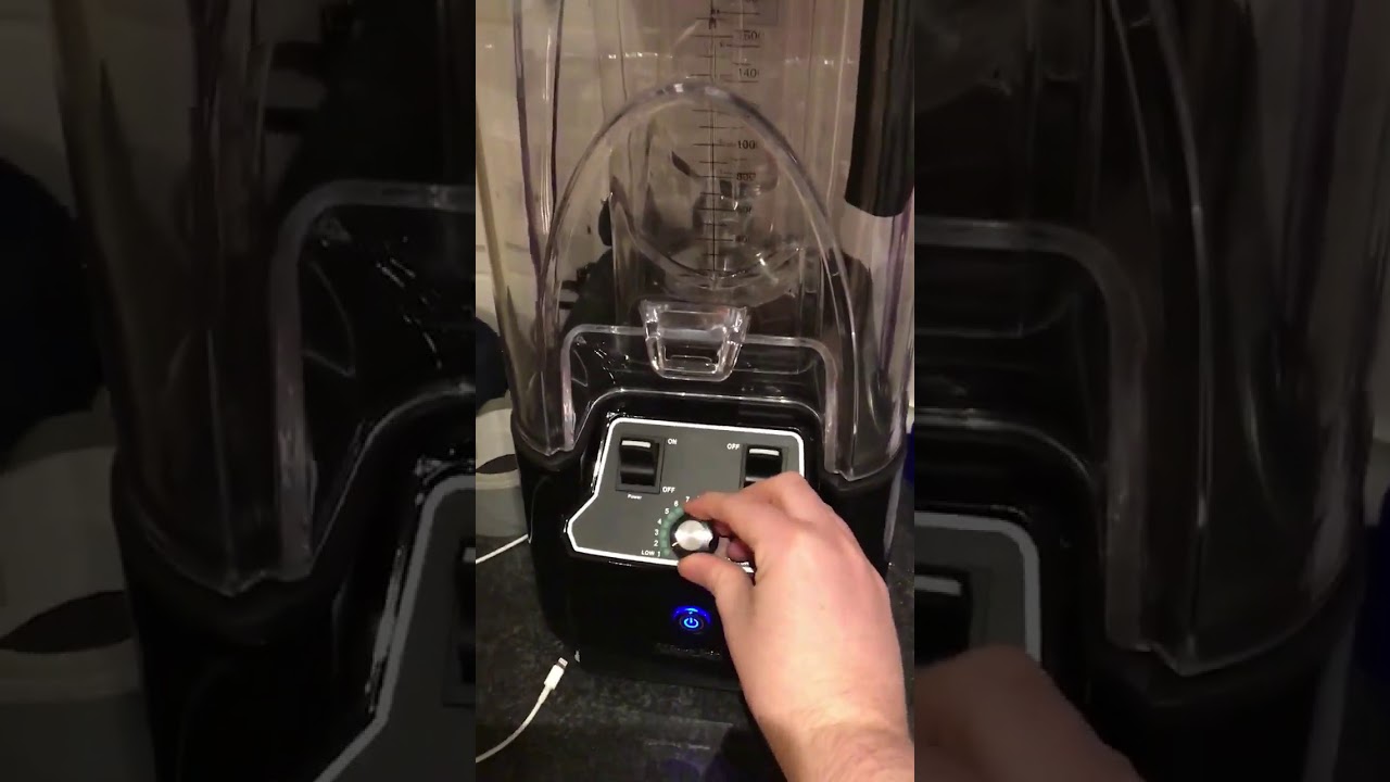 WantJoin Commercial Blender with Shield | Noise Level Demonstration