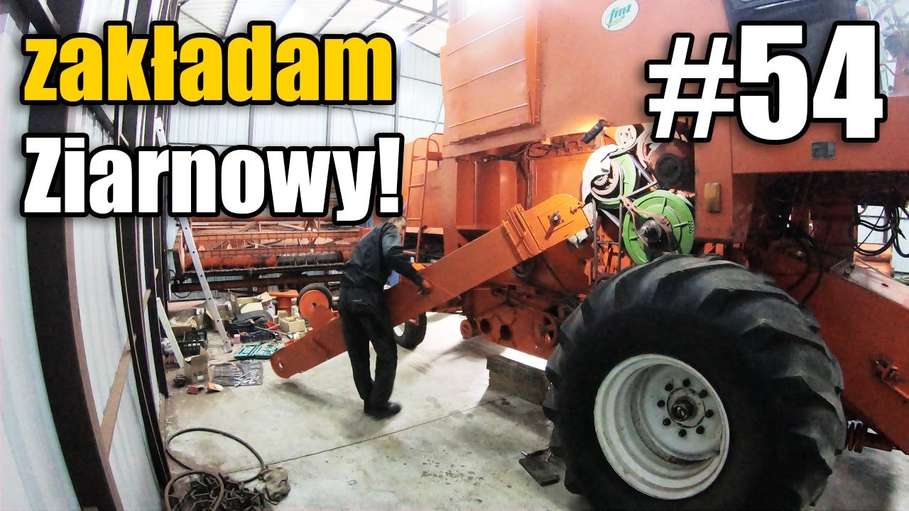 bizon z056 montaż przenośnika ziarnowego w pojedynkę!