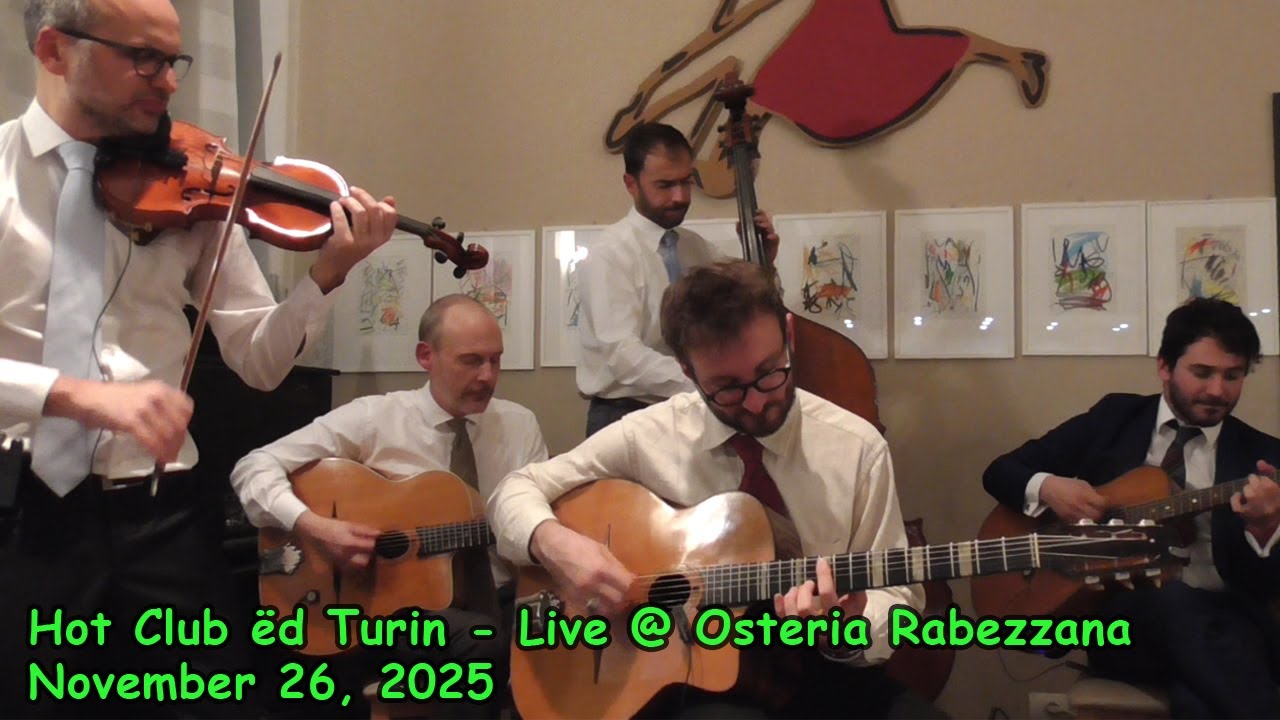 Hot Club ëd Turin - Live @ Osteria Rabezzana - November 26, 2025