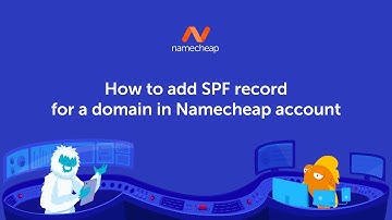 How to add an SPF record for a domain in your Namecheap account