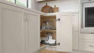 Base Easy Reach Super Susan with Matte Charcoal Interior