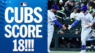 Cubs Put 18 Runs On The Board Carson Kelly Gets The First Cycle Of The Season