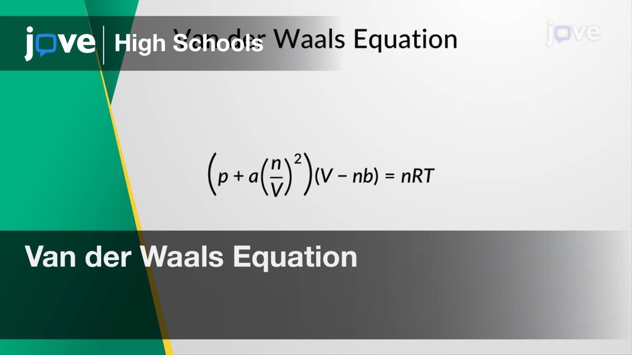 Van der Waals Equation | Physics | Video Textbooks - Preview - YouTube