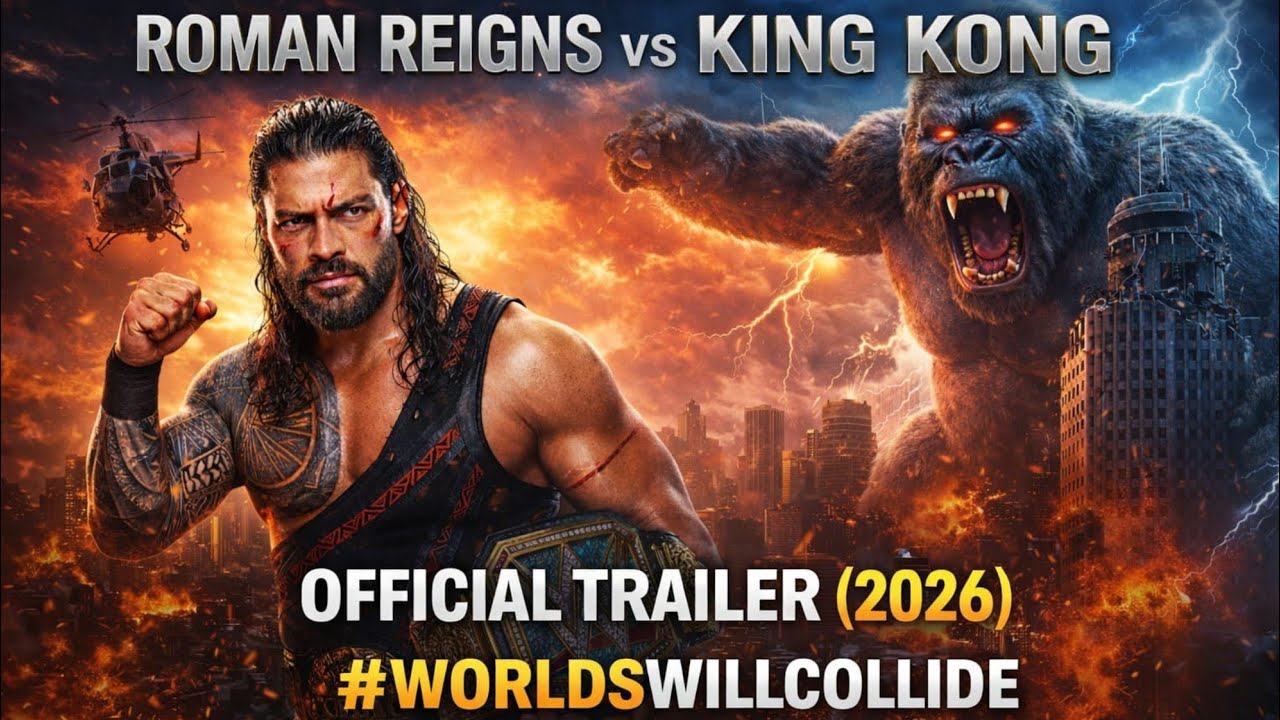 ROMAN REIGNS vs KING KONG | Official Trailer (2026) | Worlds Will Collide