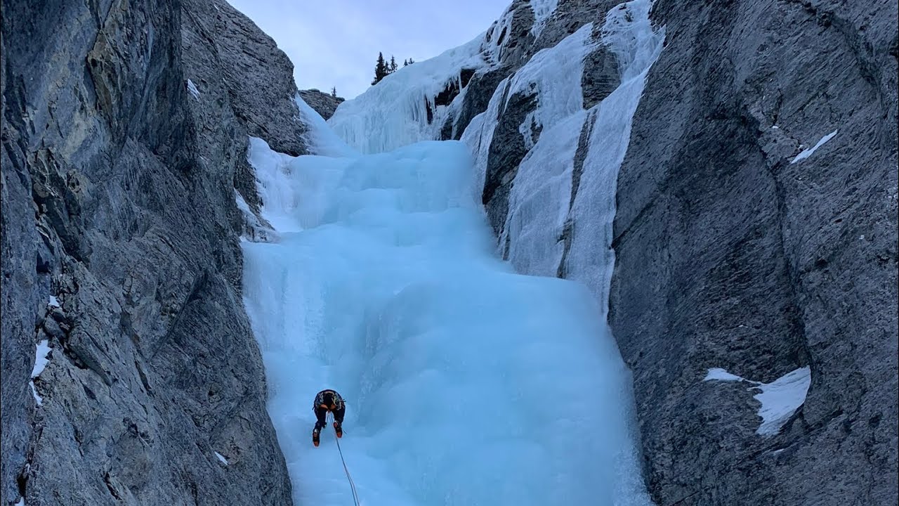 Ice Climbing p1 to Access the Peanut Gallery in Alberta’s South Ghost