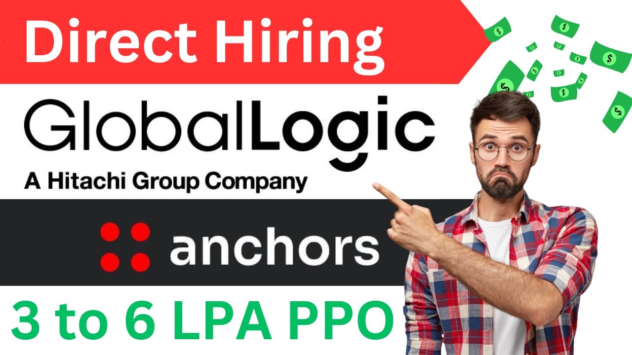 Opportunity to work in MNC !!! Global Logic ANCHORS.in Fresher