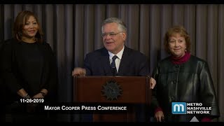 11/26/19 Mayor Cooper News Conference