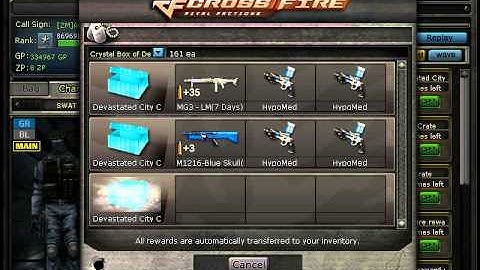 CrossFire NA - Opening 100 Devastated City Crystal Crates