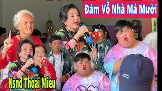 Nsnd Thoại Miêu Về Củ Chi Biểu Diễn Phục Vụ Bà Con Trong Ngày Giỗ Nhà Má Mười Quá Trời Đông Vui