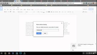 How to turn your Google Document in Via Edmodo