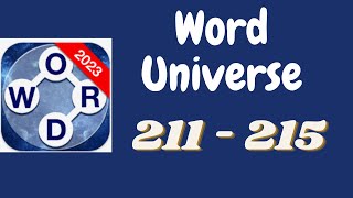 Word Universe Level 211 212 213 214 215 Answers screenshot 1