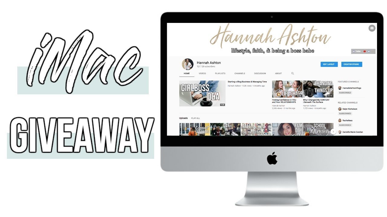 iMac Giveaway 2017! Win an iMac! - YouTube