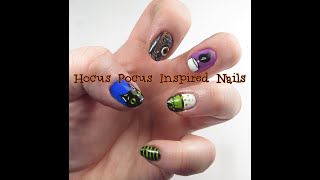 Hocus Pocus Inspired Nails