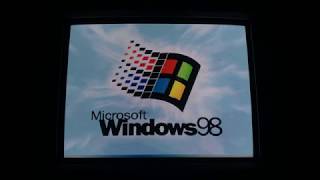 Windows 98 Startup And Shutdown On A Crt