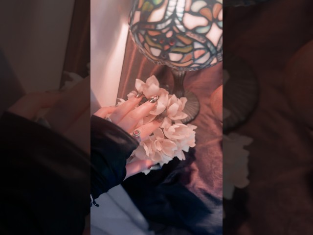 Lofi ASMR with background props. A new Halloween themed roleplay video coming out soon! 🖤🕸️ #asmr
