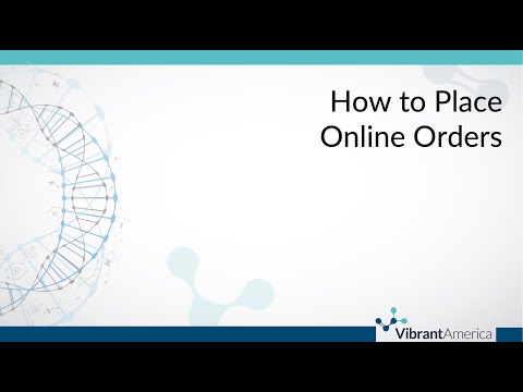 How to Place Online Orders