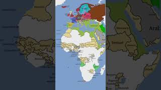 Africa and Europe continent in 1700's🇪🇺.#mapping#europe#africa#empires