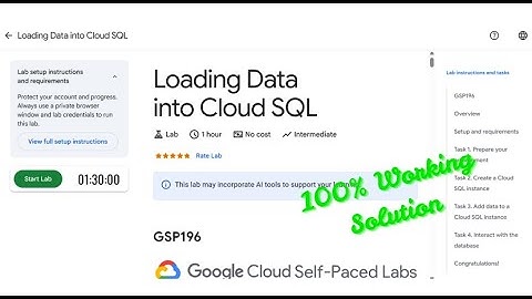 Loading Data into Cloud SQL | #GSP196 | #qwiklabs | #arcade #arcadegames #googlecloudskillsboost