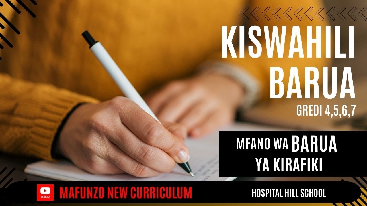 KISWAHIL | MFANO WA BARUA YA KIRAFIKI