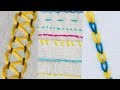 Very Easy Embroidery stitch for beginners... Simple and Beautiful.. Sewing hacks