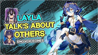 Layla Talks About Others | Layla ENG Quotes | Layla Voice Lines - Genshin Impact