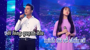 Về Lại Đồi Sim (Karaoke) - Song Ca Lê Sang & Kim Chi