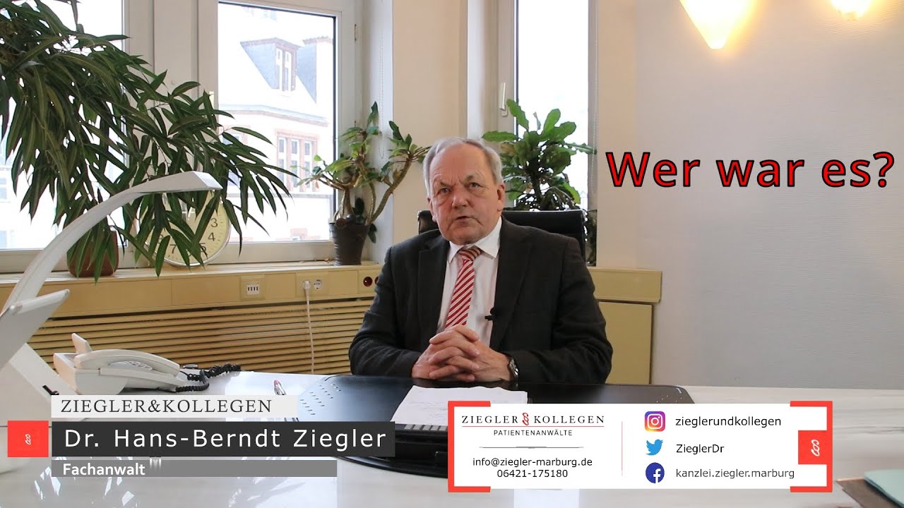 Schadensersatz, wenn keiner klar Verantwortlich ist? - die Gesamtschuld |RA Dr. Hans-Berndt Ziegler