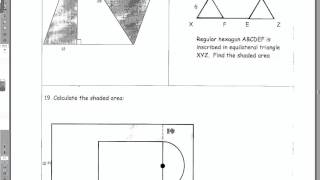 February26 Geom PAP Area of Regular Polygon Notes 2 and Practice