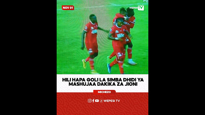 GOLI LA MUKWALA (SIMBA) DHIDI YA MASHUJAA