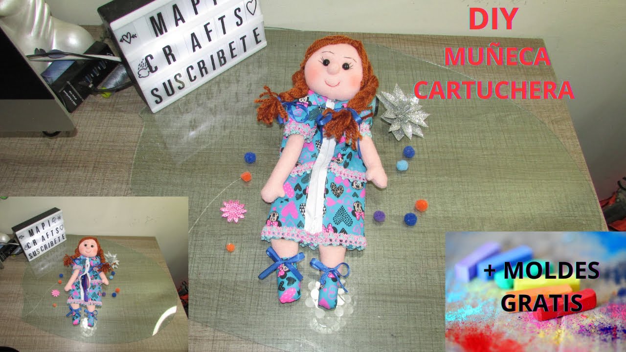 DIY MUÑECA CARTUCHERA