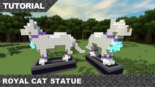 Minecraft Cat Statue Tutorial & Download