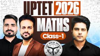 UPTET 2026 Maths/गणित Class 1 by Sachin Academy live 6PM