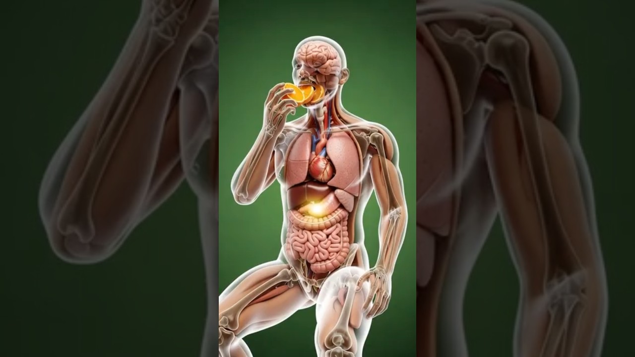 Eating Oranges Explained in 3D  See Your Body React | 