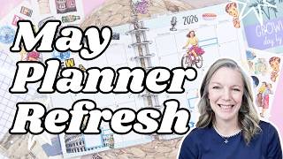 May Planner Refresh | New Cover, Dashboards & Junk Journal Monthly Setup