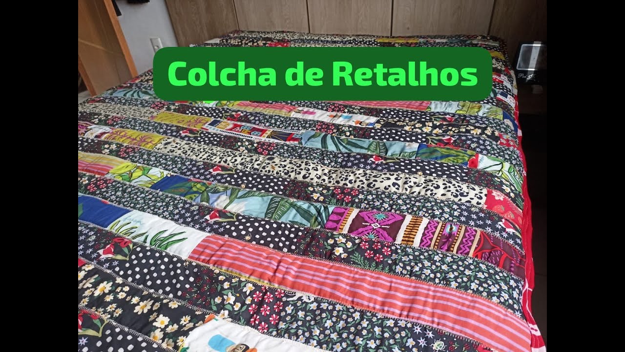 COLCHA DE RETALHOS = LUCRO CERTO, a mais fácil que já fiz com retalhos