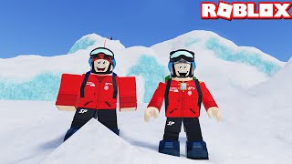 Buzlu Dağa Tırmanıyoruz!! Antarktika  Panda ile Roblox Expedition Antarctica