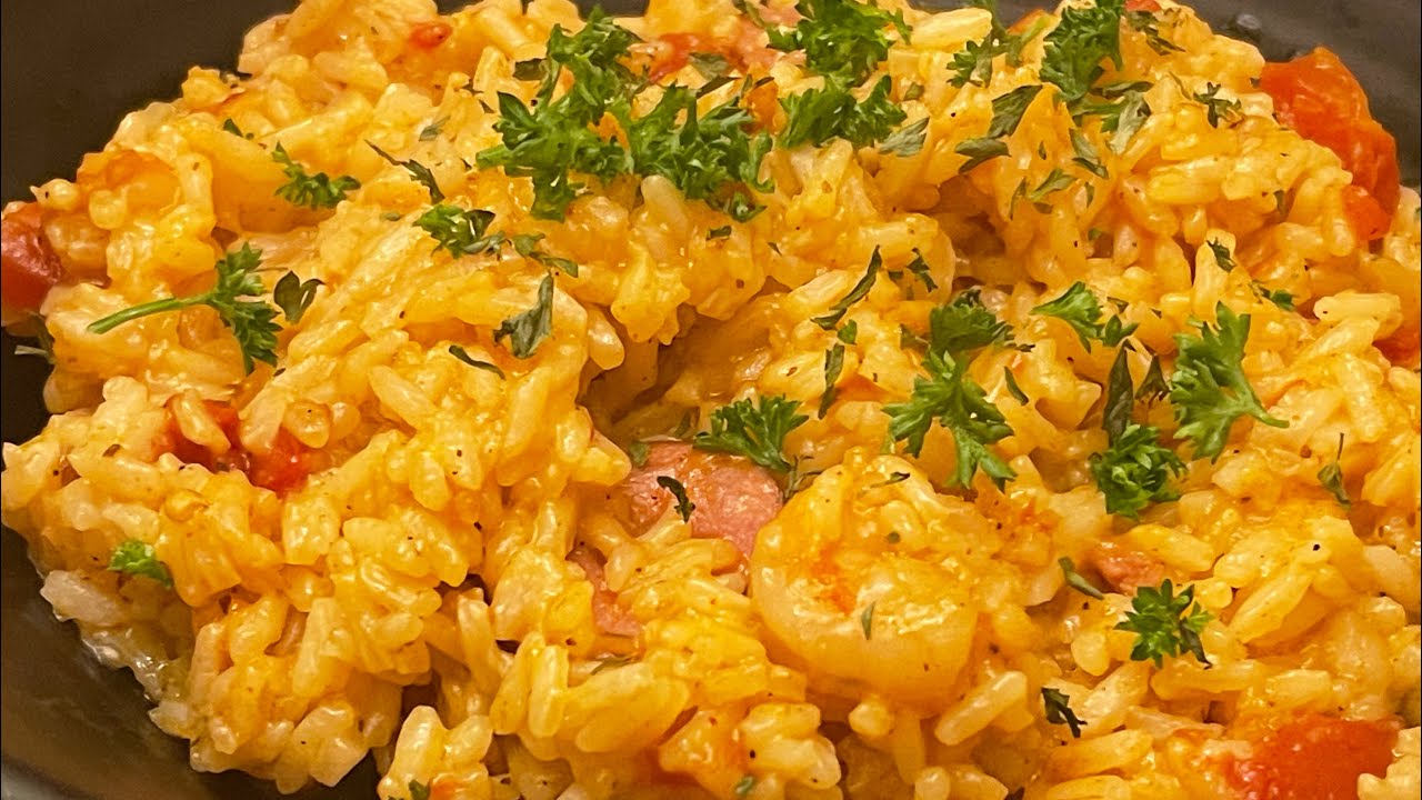 EASY JAMBALAYA RECIPE SHRIMP AND SAUSAGE YouTube